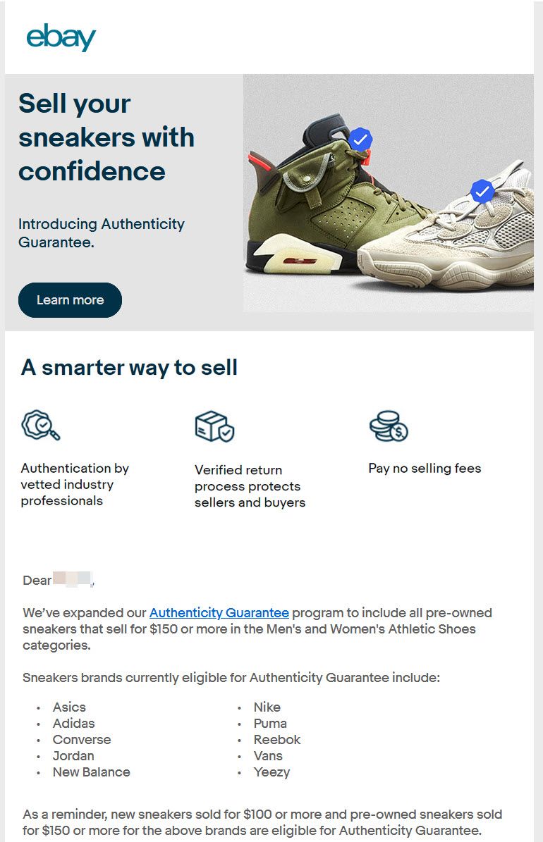 Buying sneakers on ebay discount