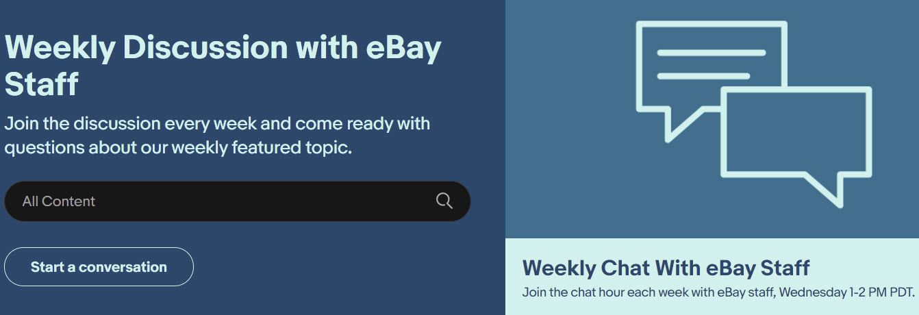 Ebay customer service chat