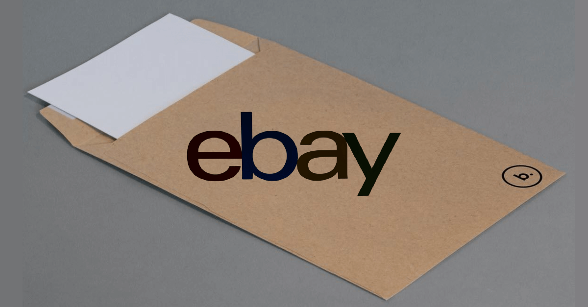 eBay Standard Envelope Shipping Not Available 9-3-22