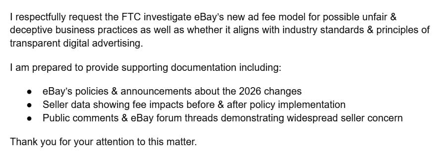 A Seller’s Guide To Speaking Up: How To Report eBay’s New Ad Policies To The FTC & State AGs
