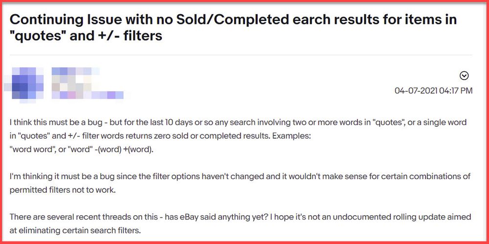 eBay Search In Description Not Working
