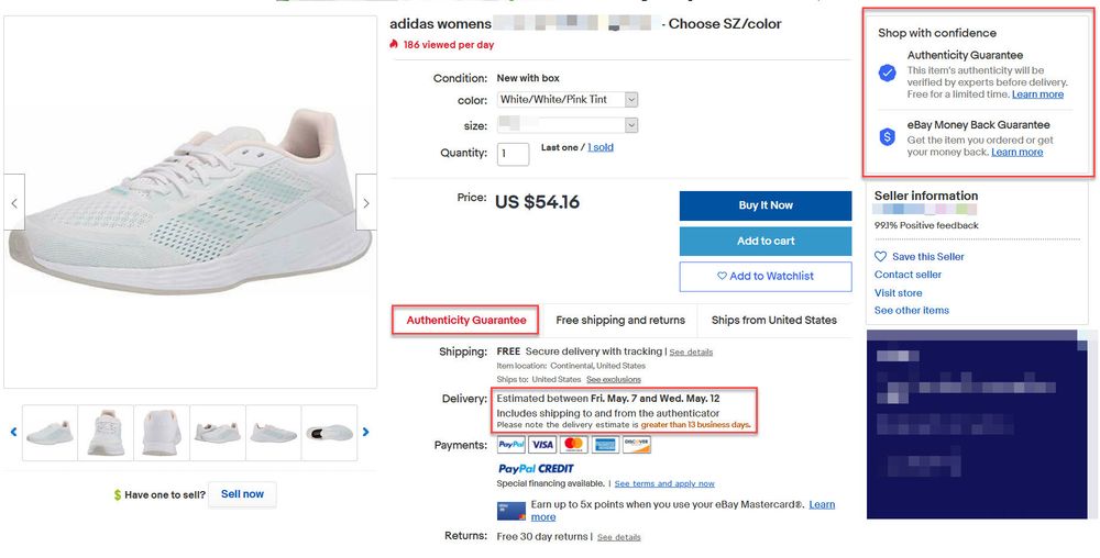 eBay Sneaker Authenticity Guaranteed?