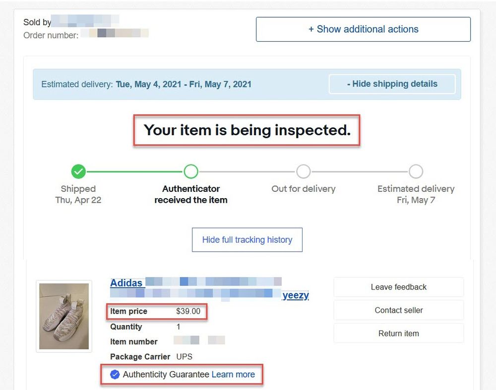 My eBay Sneaker Authenticity Guarantee Buying Experience Update