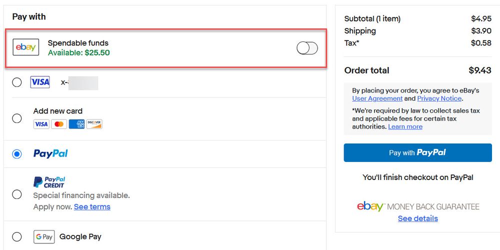 eBay Spendable Funds What You Need To Know
