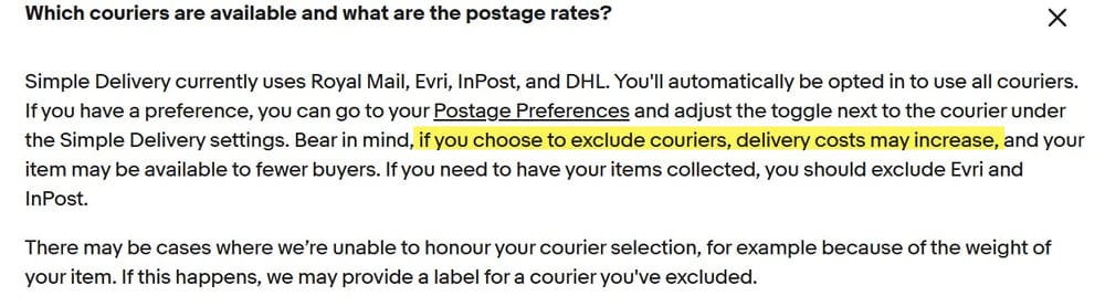 eBay UK Adds InPost Locker Drop Off & Pick Up To Simple Delivery