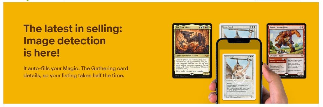 eBay Scan To List - Magic The Gathering Cards