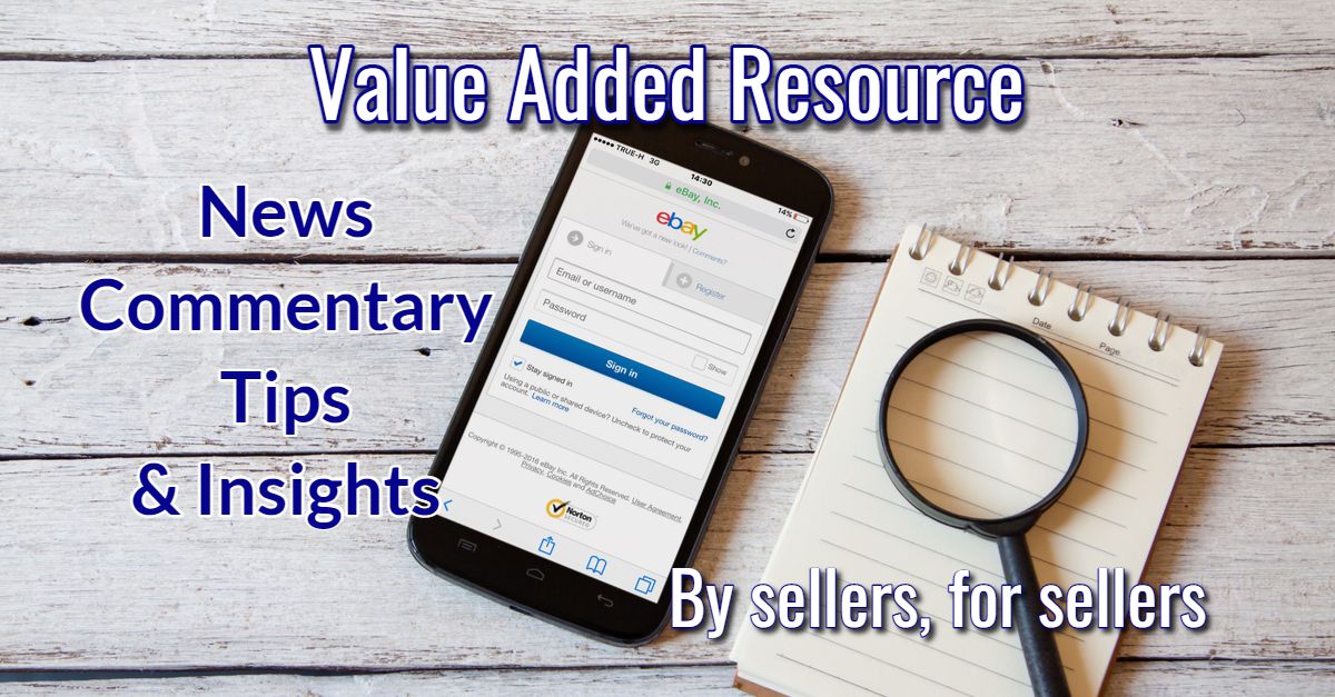 Value Added Resource - eBay Seller News, Tips & Insights Week In Review 8-29-21