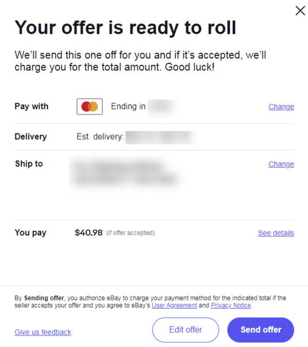 eBay Testing Immediate Pay On Offers